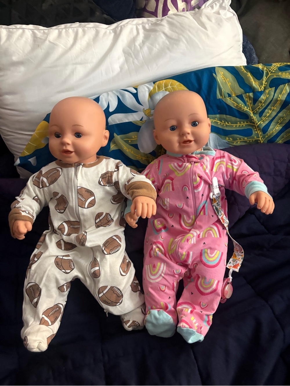 Twin Dolls. Two times the fun.